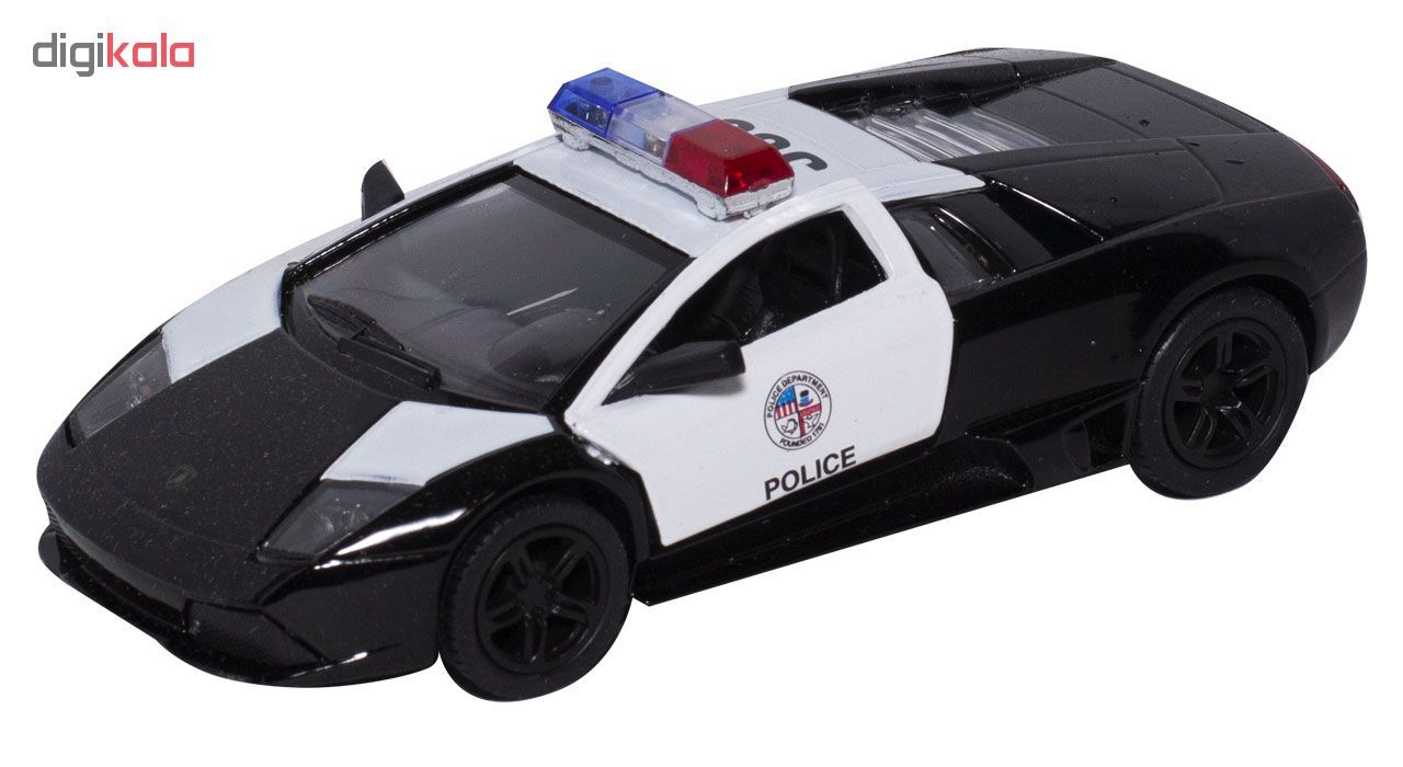 ماشین بازی کینزمارت مدل Lamborghini Murcielago LP 640 طرح ماشین پلیس