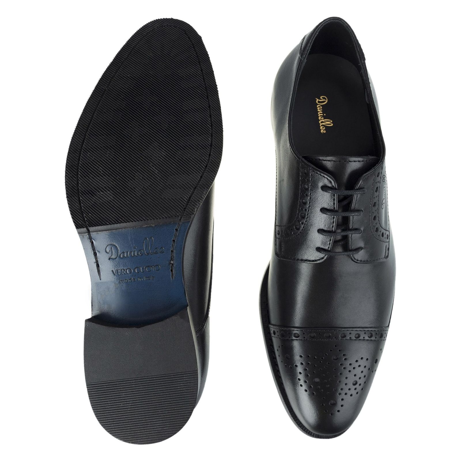 کفش رسمی چرم مردانه Alfonso - دنیلی - مشکي - 7