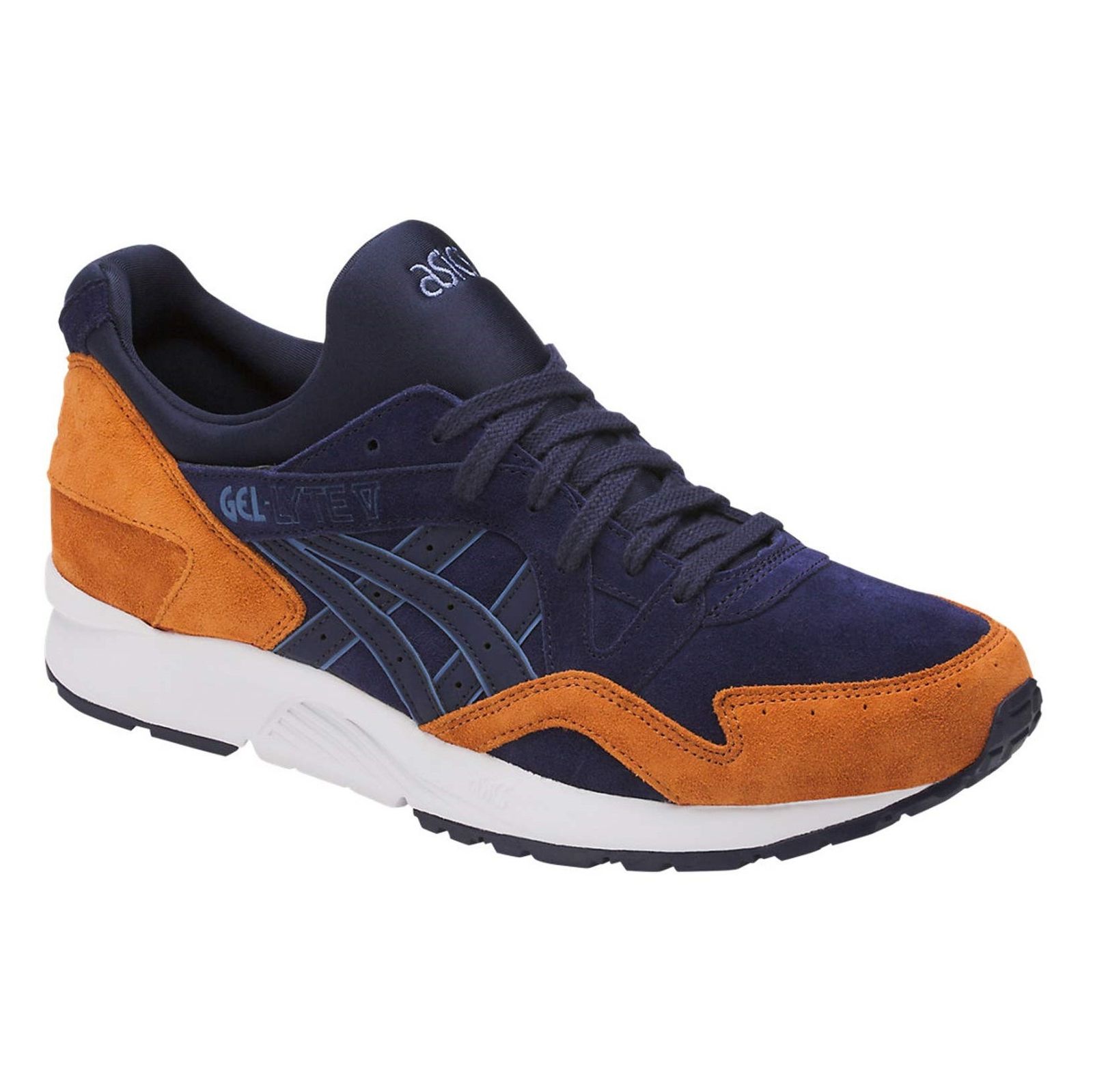 کفش دویدن بندی مردانه GEL-LYTE V - اسیکس - سرمه اي و نارنجي - 6