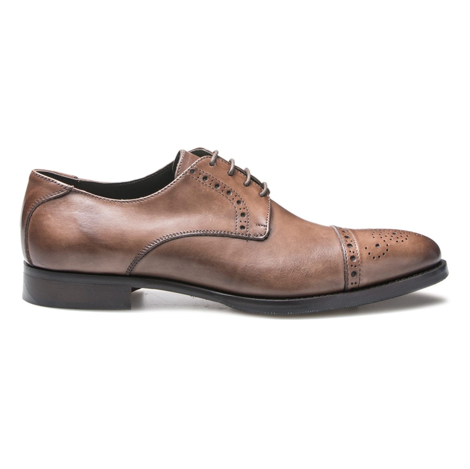 کفش رسمی چرم مردانه Alfonso - دنیلی - قهوه اي - 2