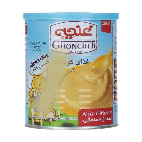 غذای کودک گندمین غنچه پرور با طعم شیر - 400 گرم