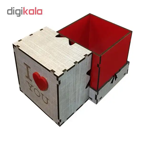 جعبه هدیه چوبی کد 137587