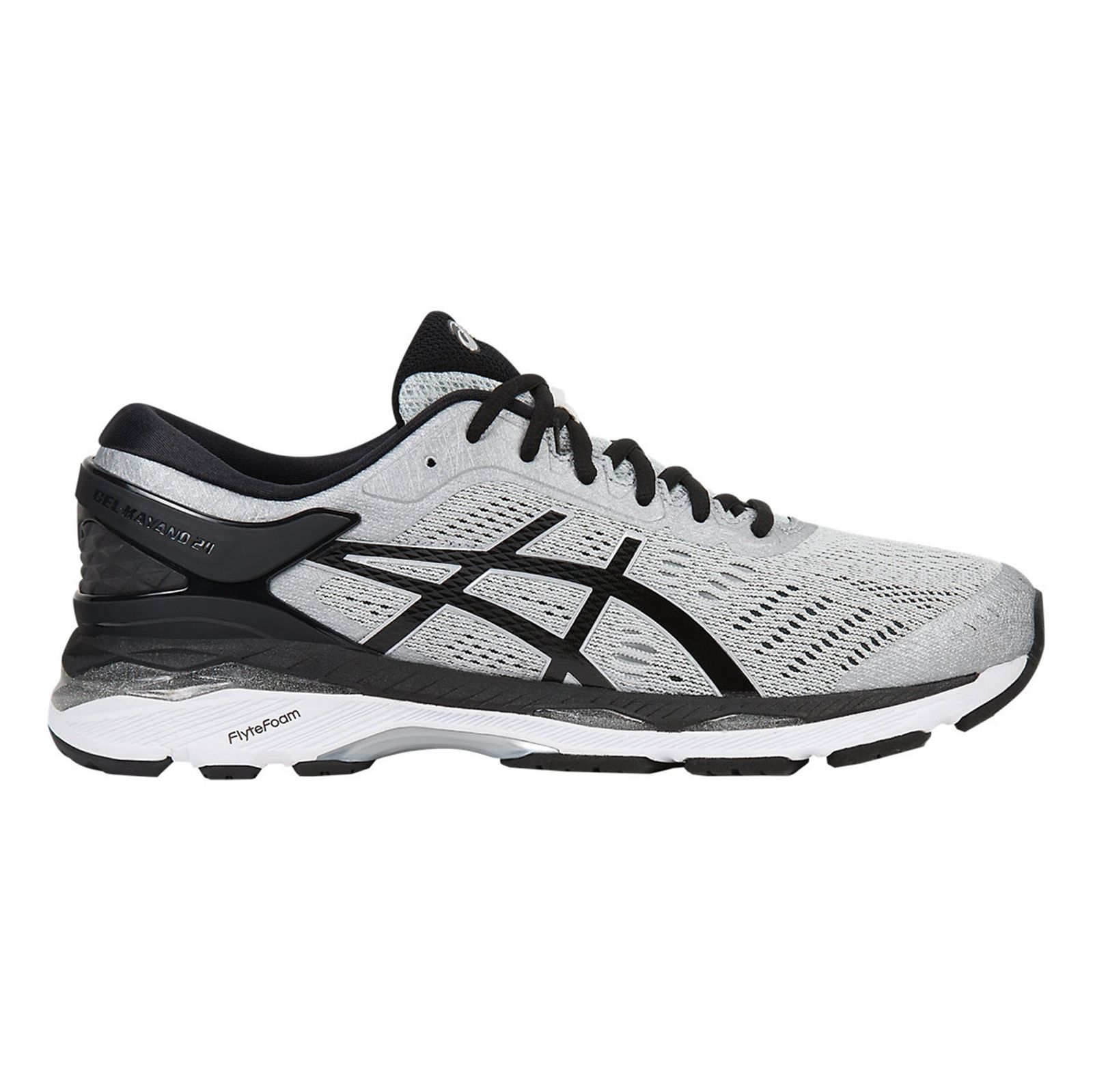 کفش دویدن بندی مردانه GEL-KAYANO 24 - اسیکس - طوسي و مشکي - 1