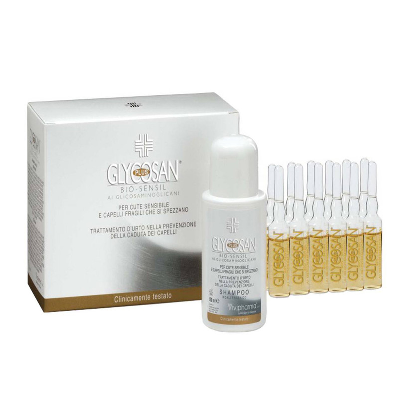 شامپو مو گلیکوزان مدل Weak Hair Treatment حجم 150 میلی لیتر به همراه لوسیون مو بسته 12 عددی