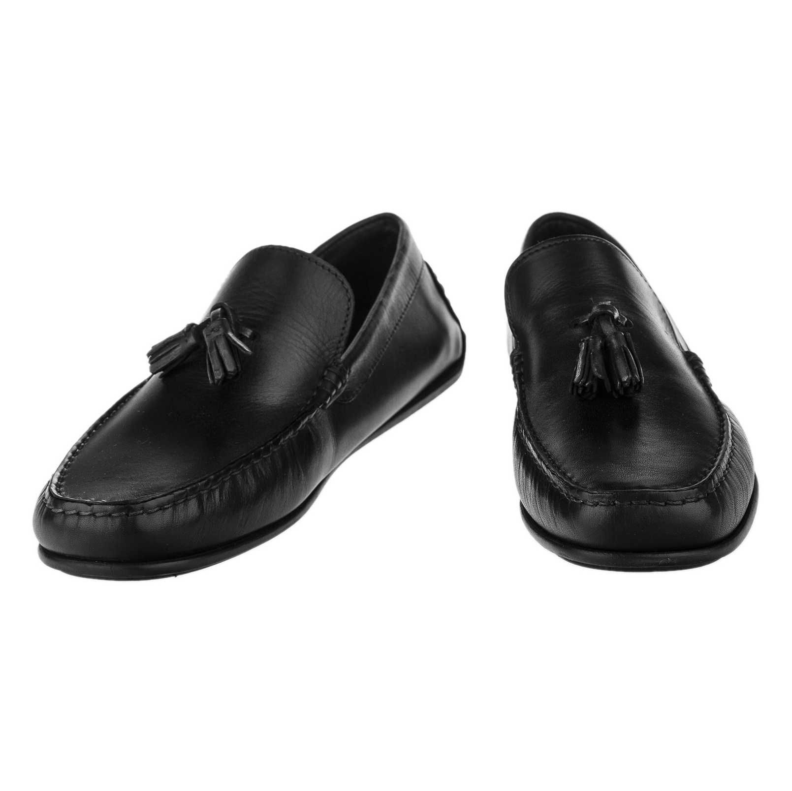 کفش چرم راحتی مردانه - بالدی - مشکي - 5