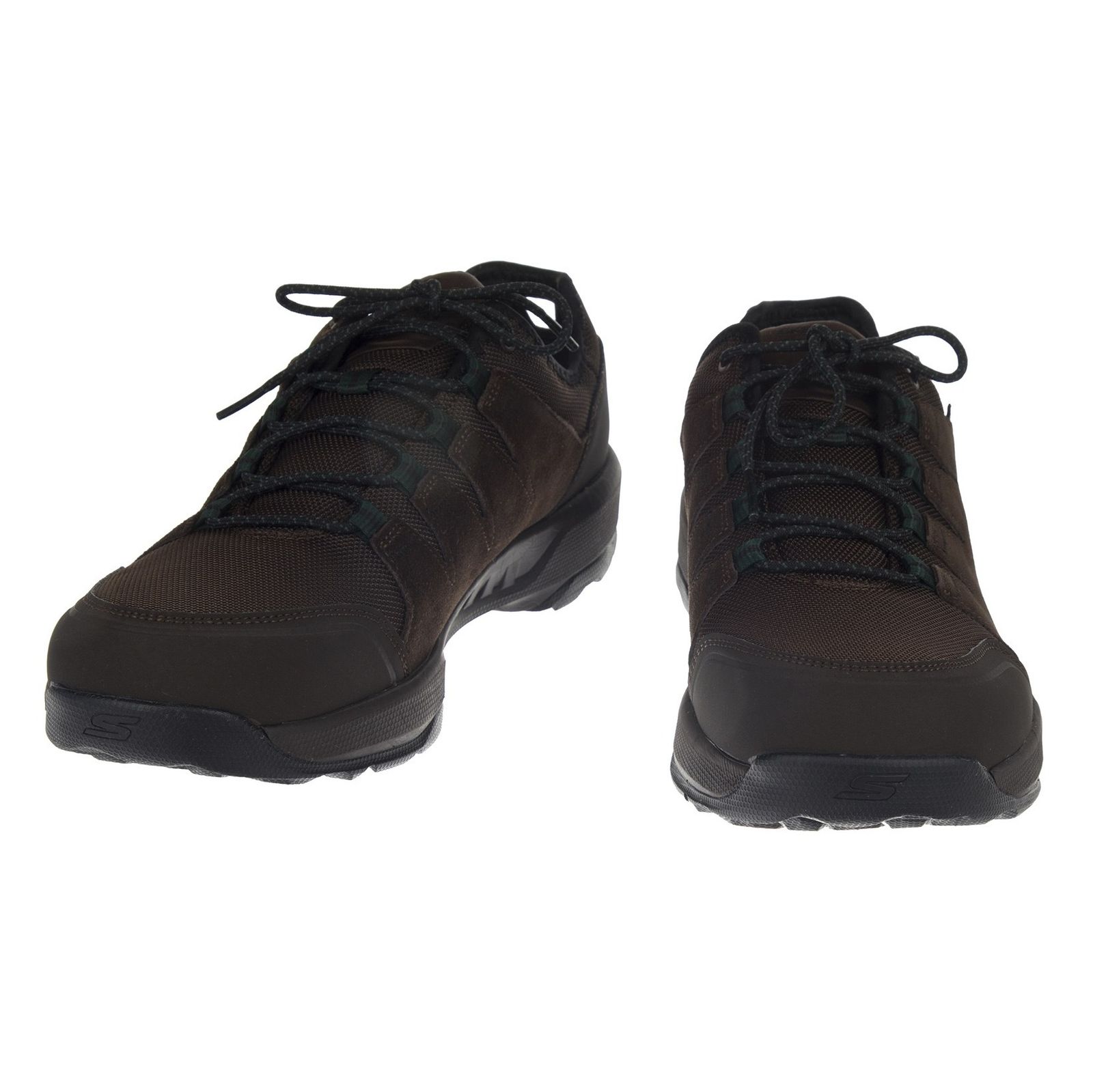 کفش پیاده روی بندی مردانه Gowalk - اسکچرز - زغالي - 5