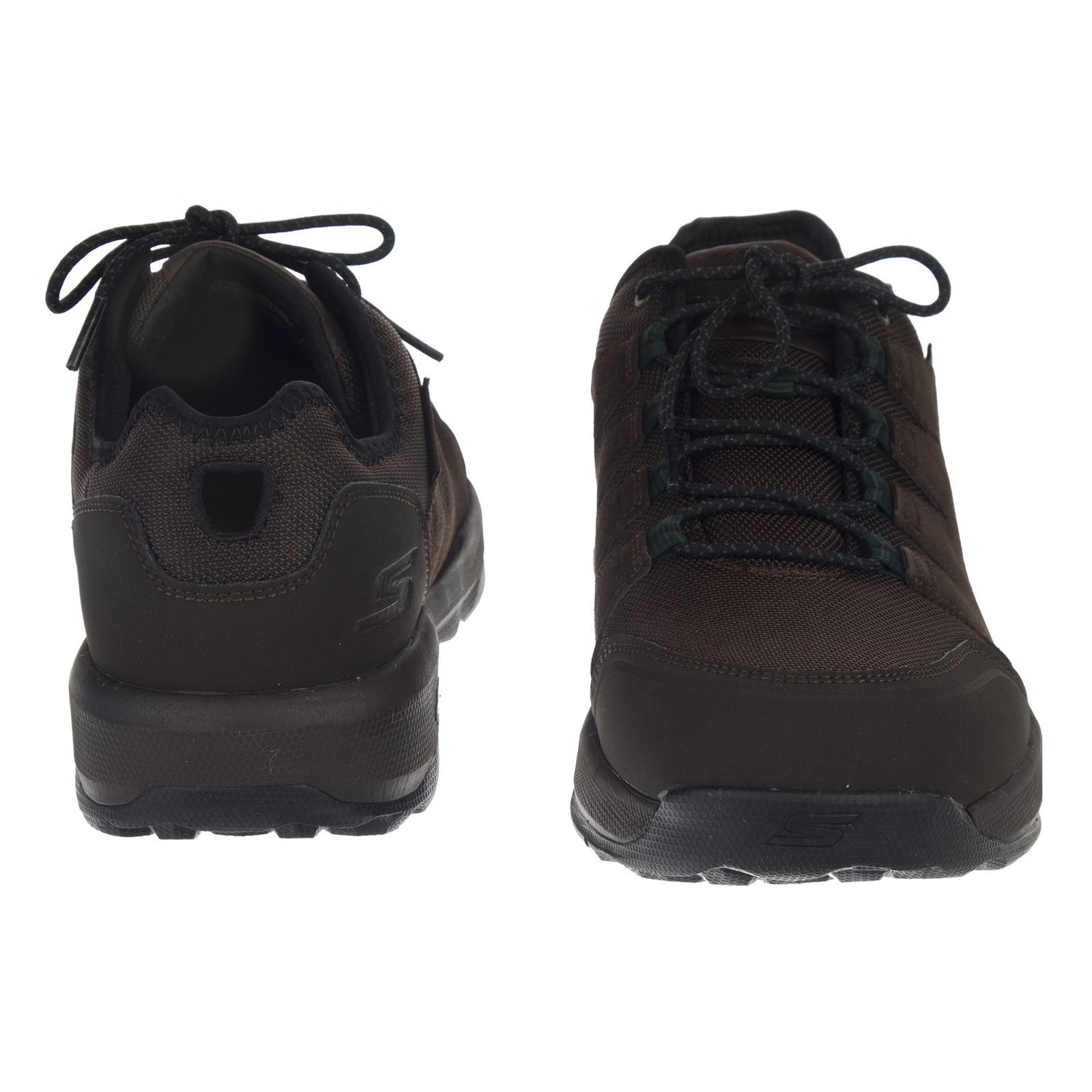 کفش پیاده روی بندی مردانه Gowalk - اسکچرز - زغالي - 6