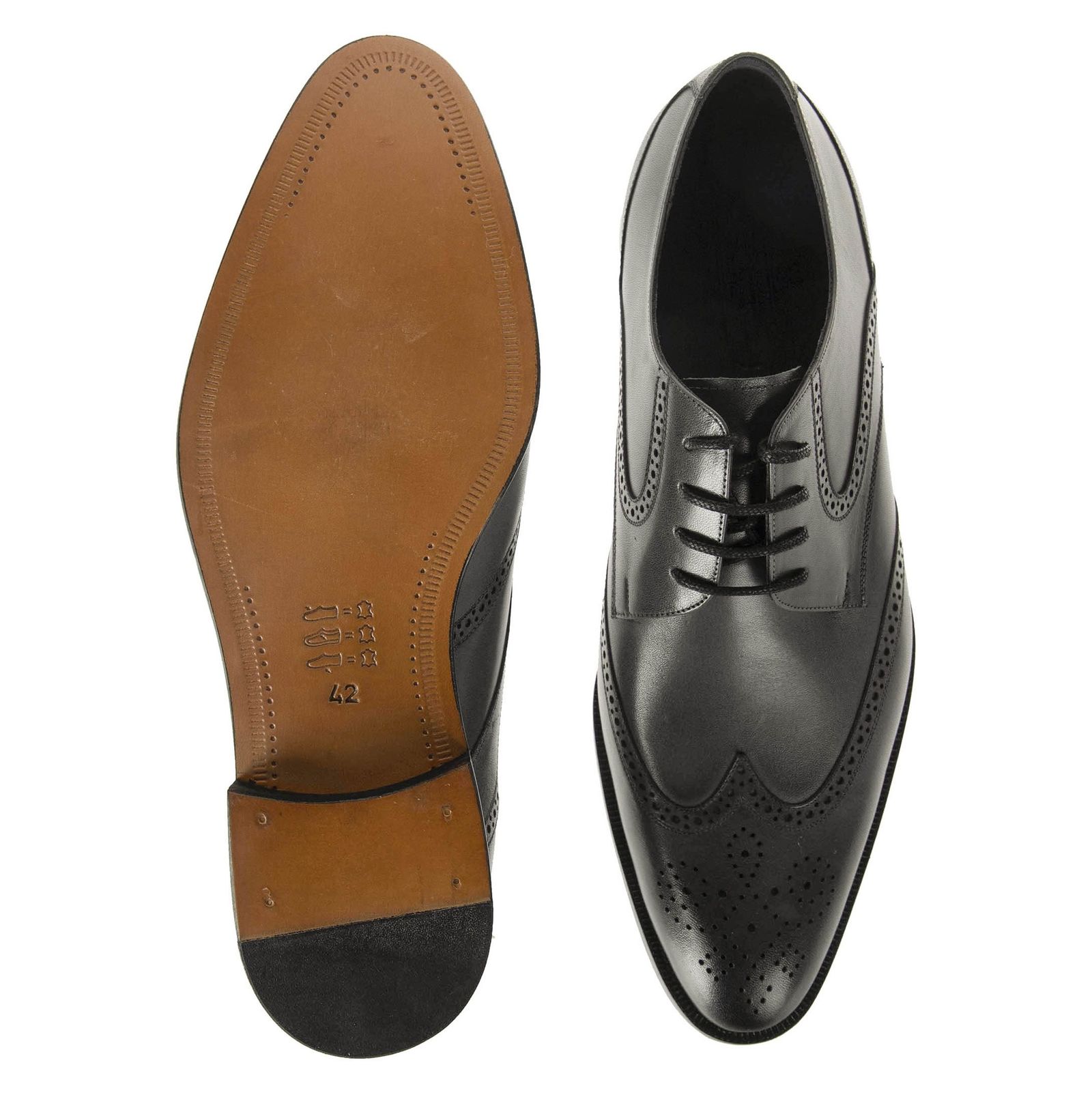 کفش اداری چرم مردانه - گاندو - طوسی - 6