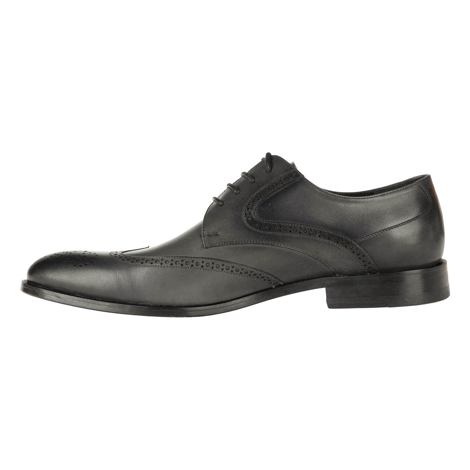 کفش اداری چرم مردانه - گاندو - طوسی - 4