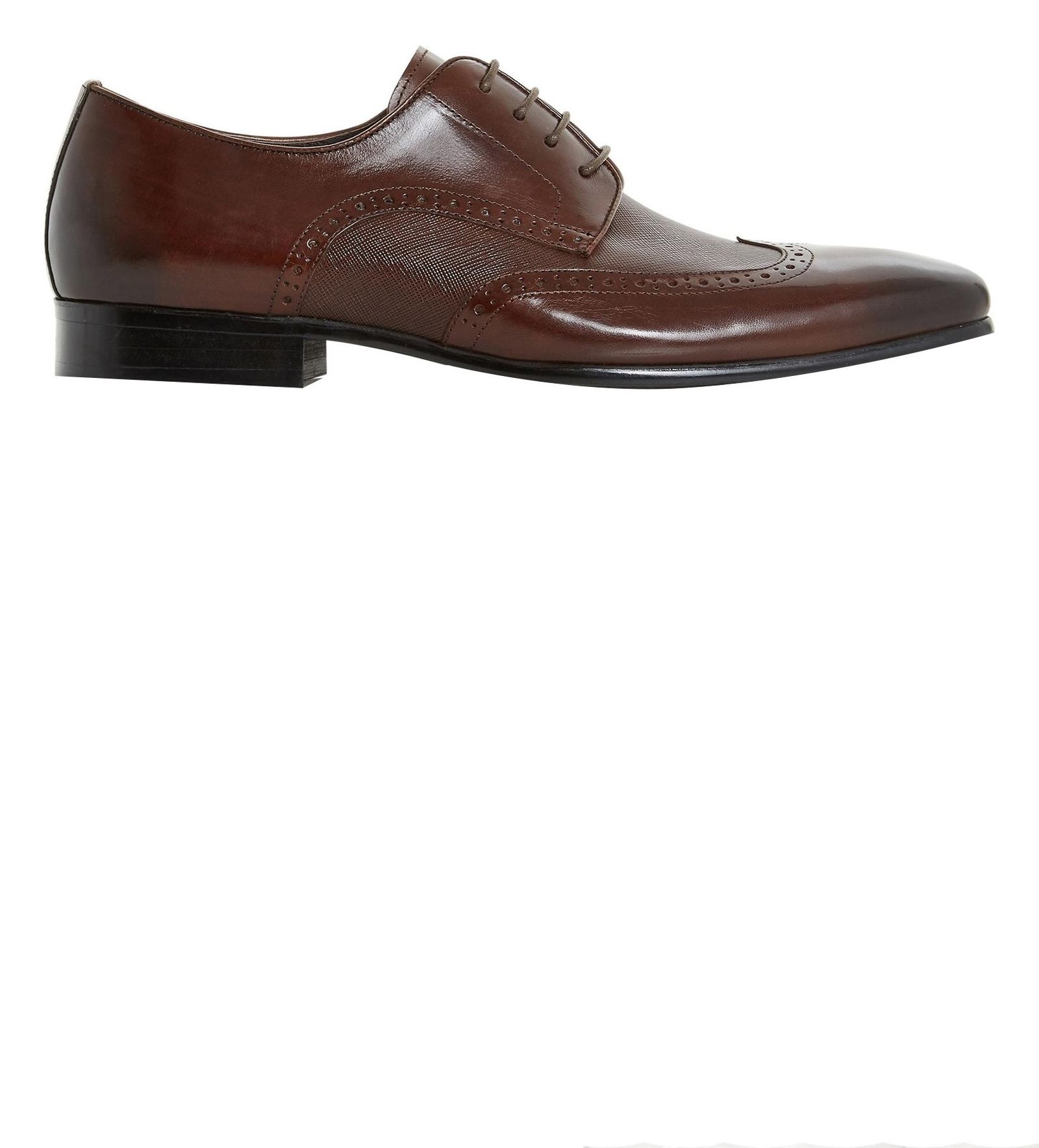 کفش رسمی چرم مردانه Puglia - دون لندن - قهوه اي  - 2