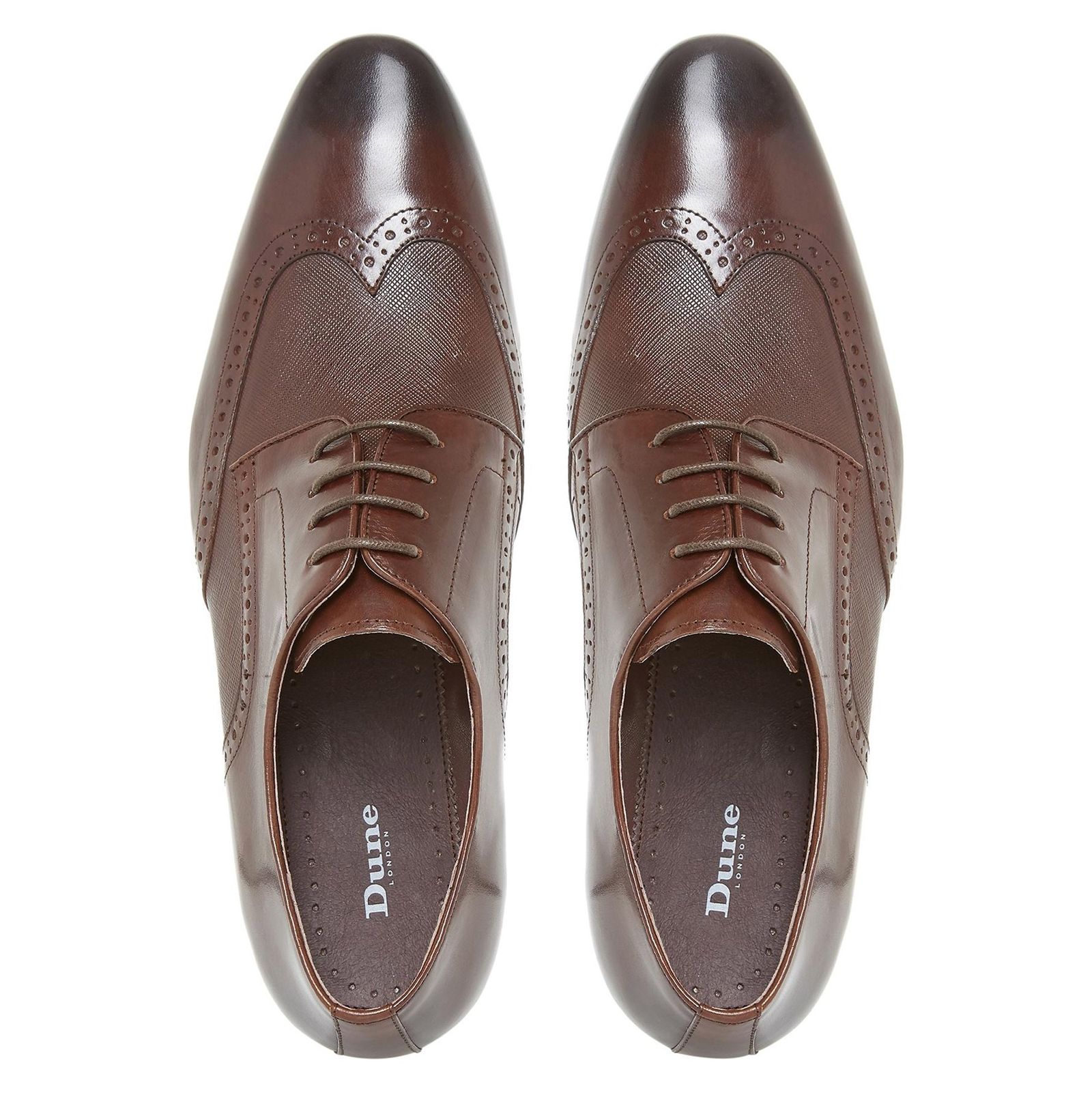 کفش رسمی چرم مردانه Puglia - دون لندن - قهوه اي  - 3