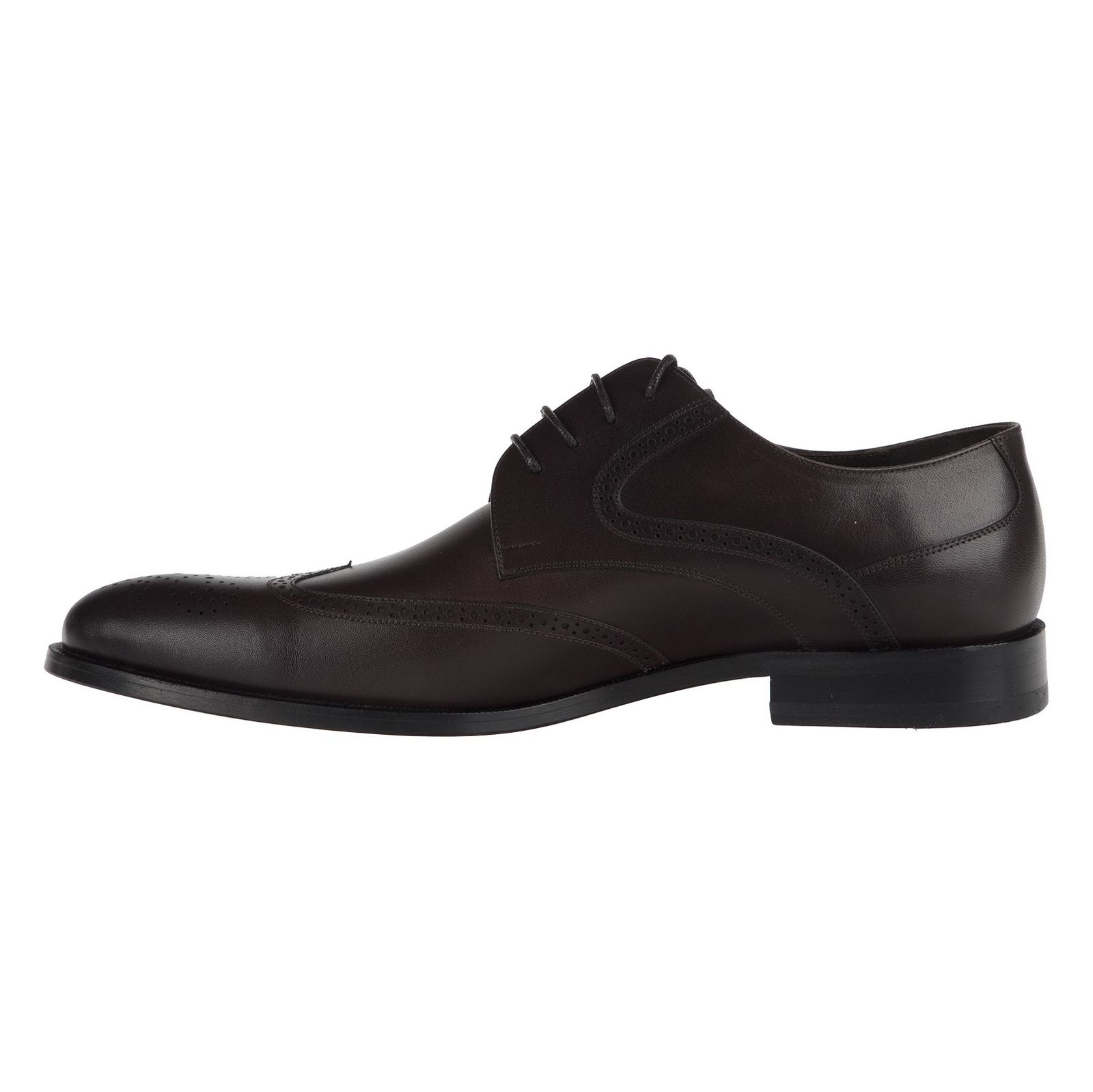 کفش رسمی چرم مردانه - گاندو - قهوه ای - 4