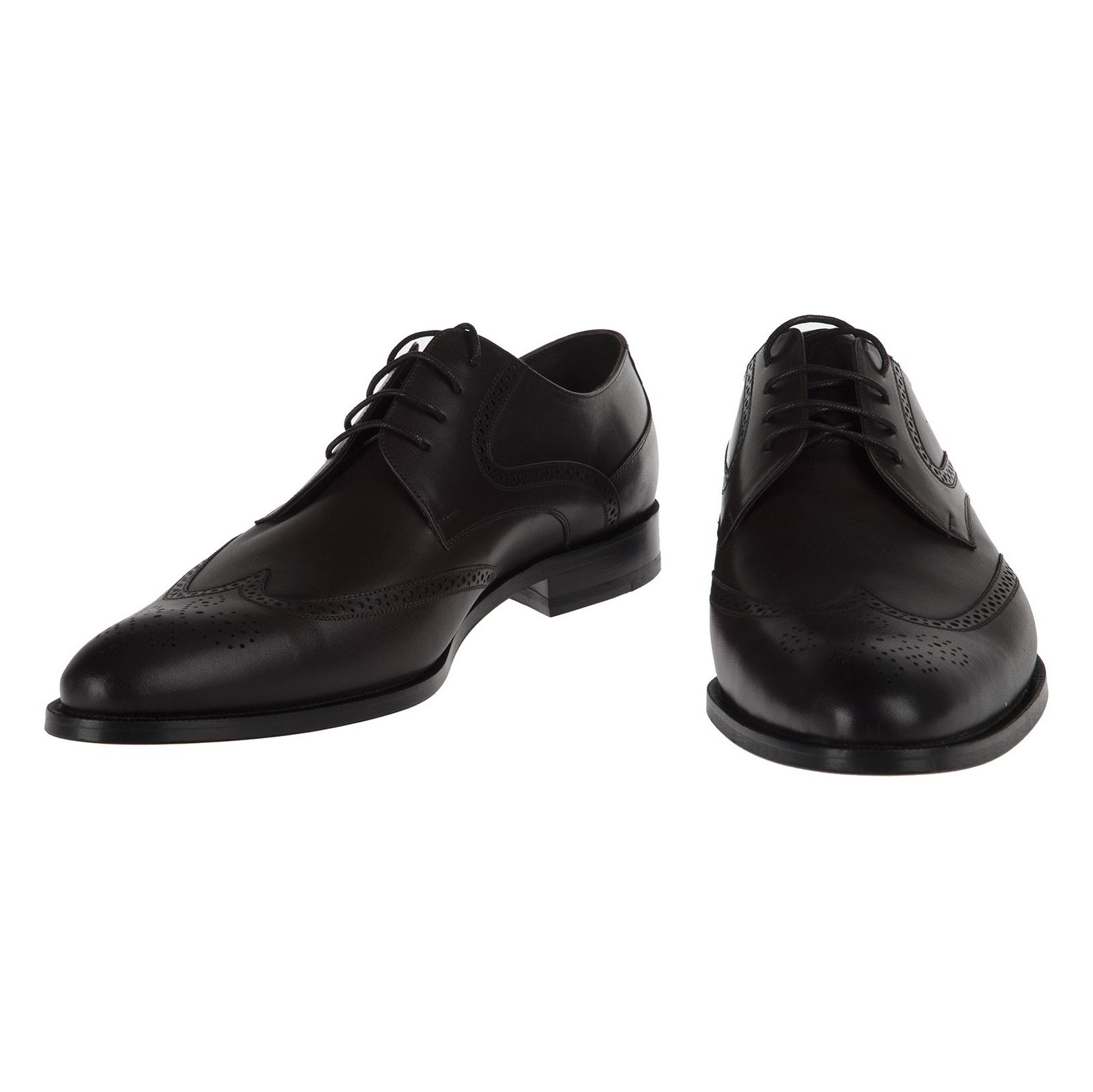 کفش رسمی چرم مردانه - گاندو - قهوه ای - 5