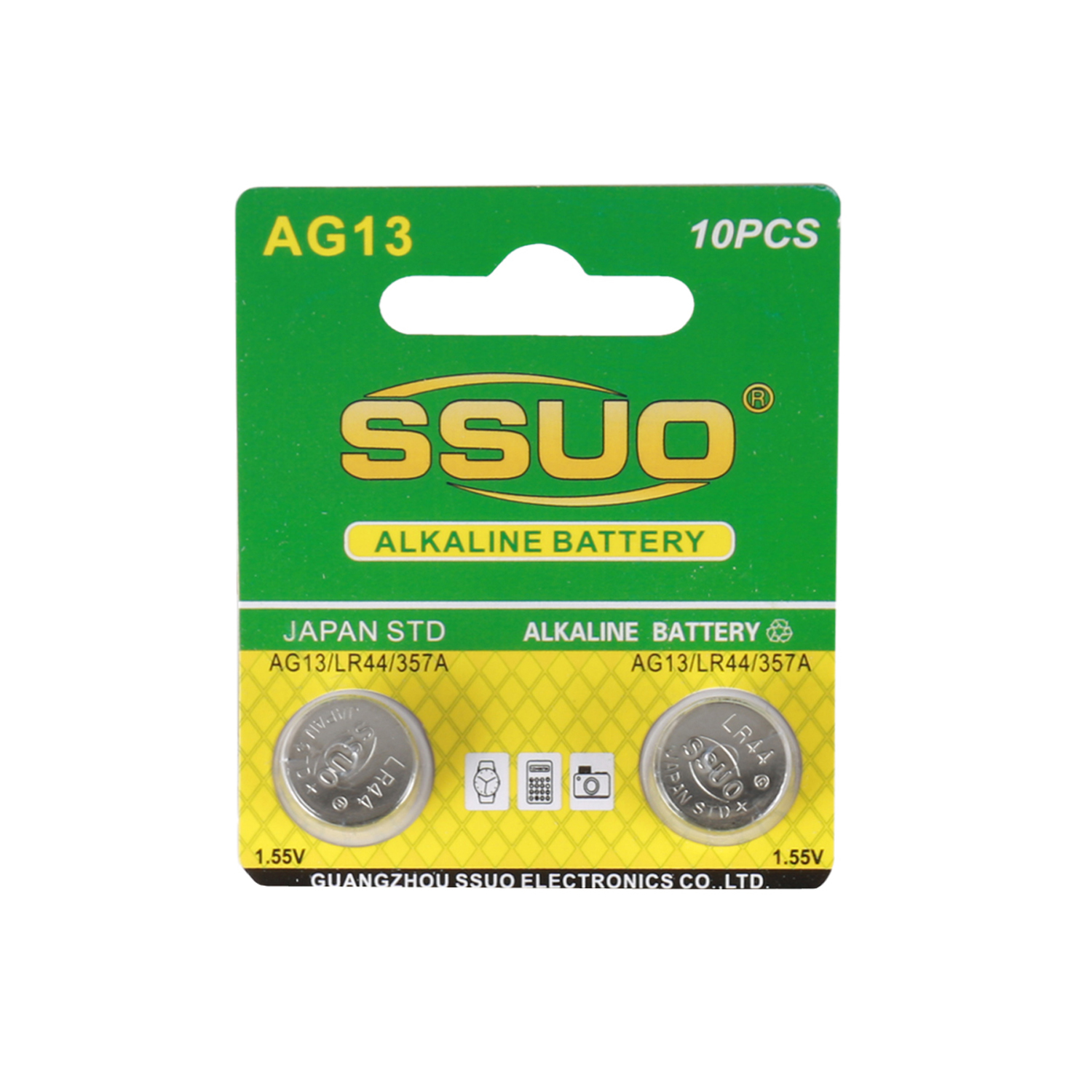 باتری سکه ای سو مدل AG13 بسته 2 عددی