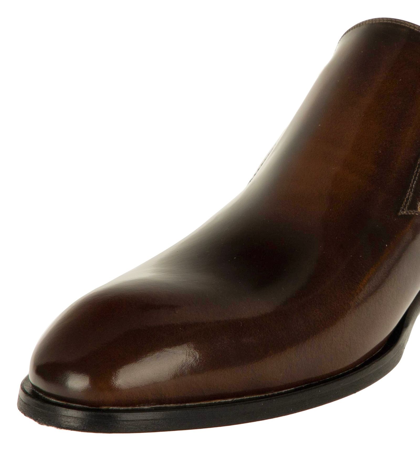 کفش رسمی چرم مردانه - گاندو - قهوه ای - 7