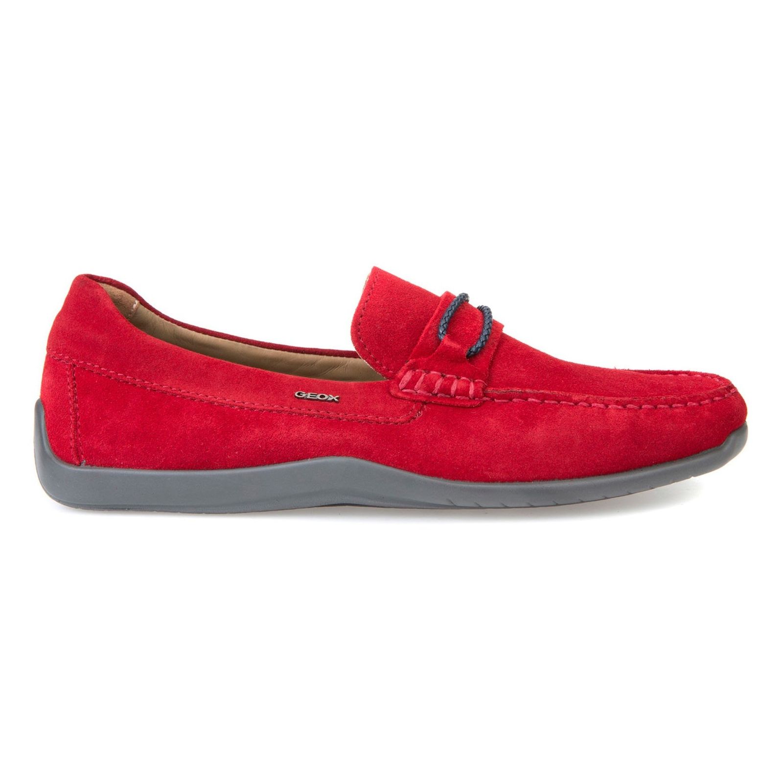 کفش راحتی جیر مردانه - جی اوکس - قرمز - 1