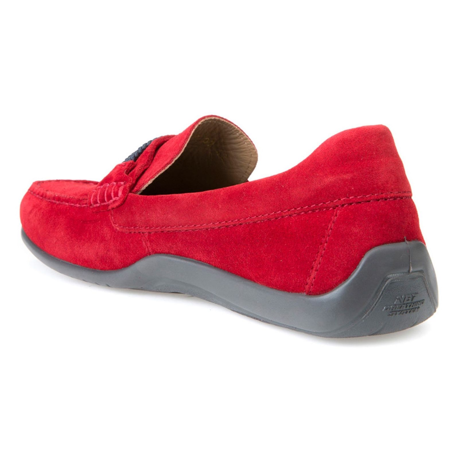 کفش راحتی جیر مردانه - جی اوکس - قرمز - 6