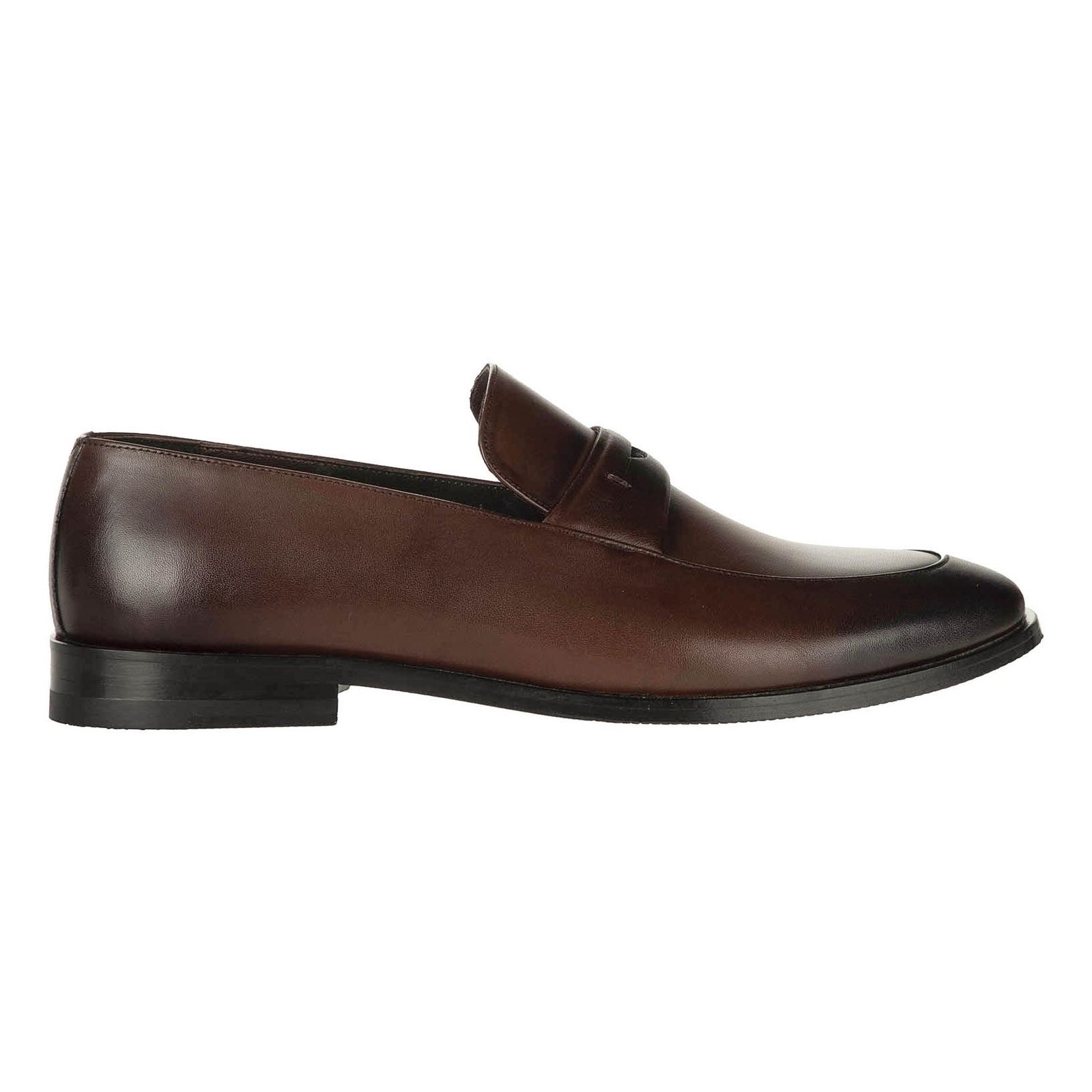 کفش رسمی چرم مردانه - گاندو - قهوه ای - 2