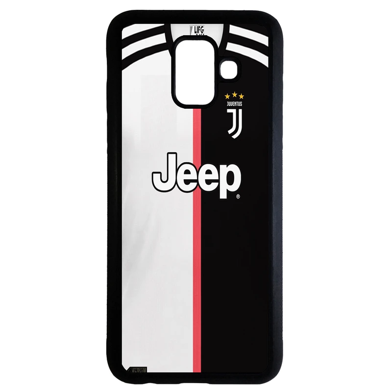 کاور طرح لباس تیم یوونتوس کد 1105336 مناسب برای گوشی موبایل سامسونگ galaxy A6 2018