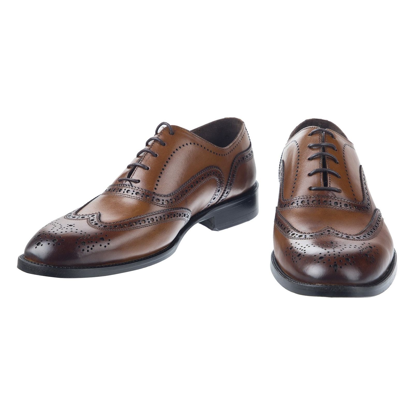 کفش چرم رسمی مردانه - درسا - Brown - 3
