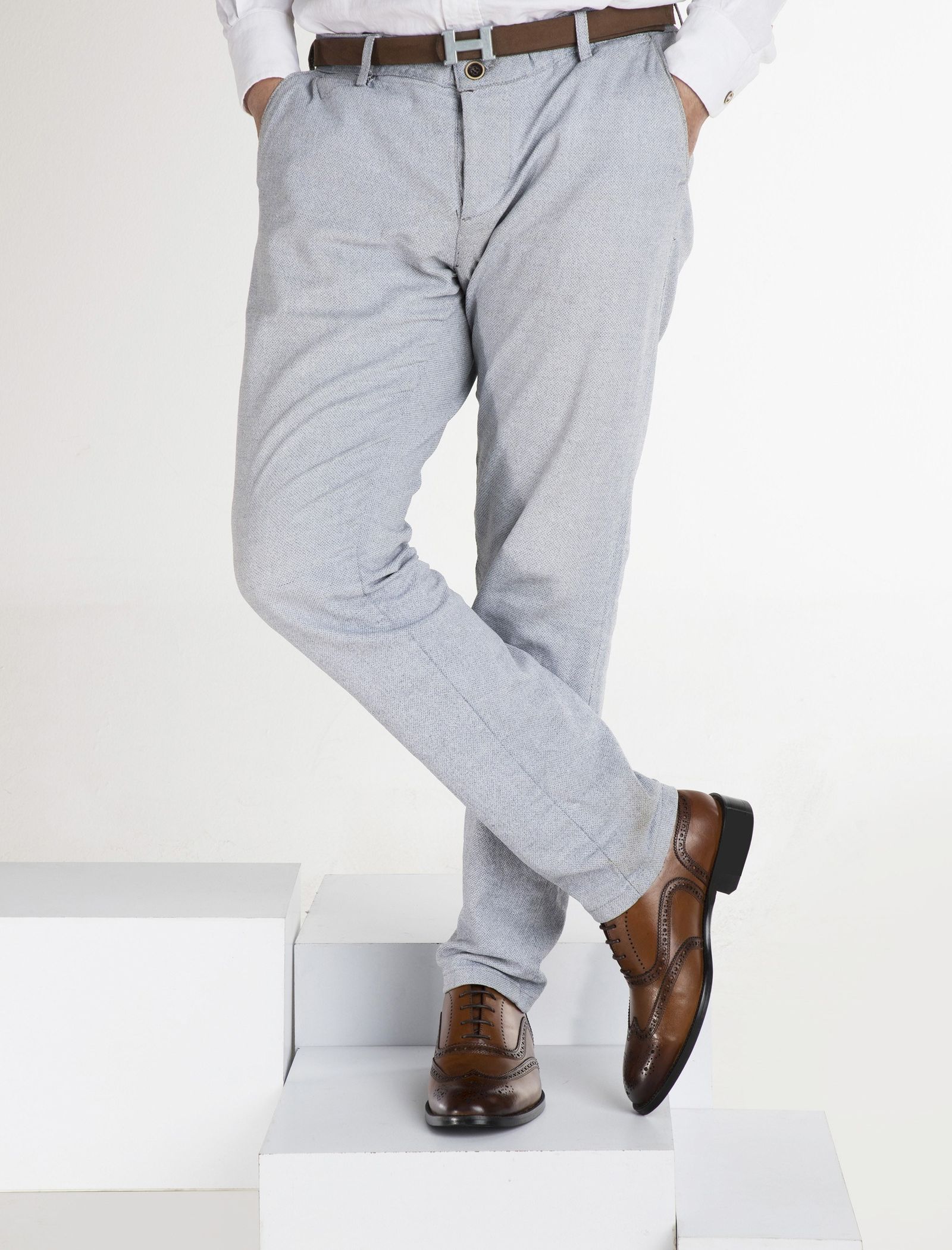 کفش چرم رسمی مردانه - درسا - Brown - 8
