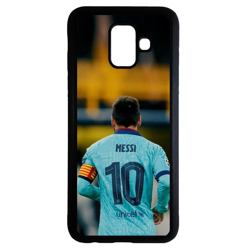 کاور طرح لیونل مسی کد 1105338 مناسب برای گوشی موبایل سامسونگ galaxy A8 2018 