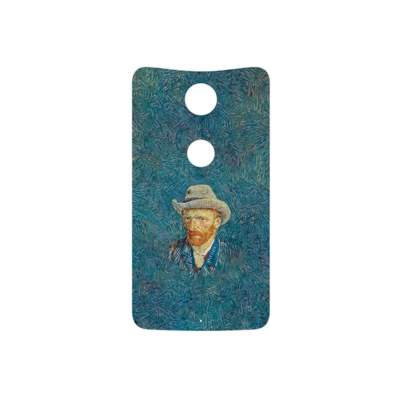 برچسب پوششی ماهوت مدل Self portrait with a gray felt hat مناسب برای گوشی موبایل گوگل Nexus 6