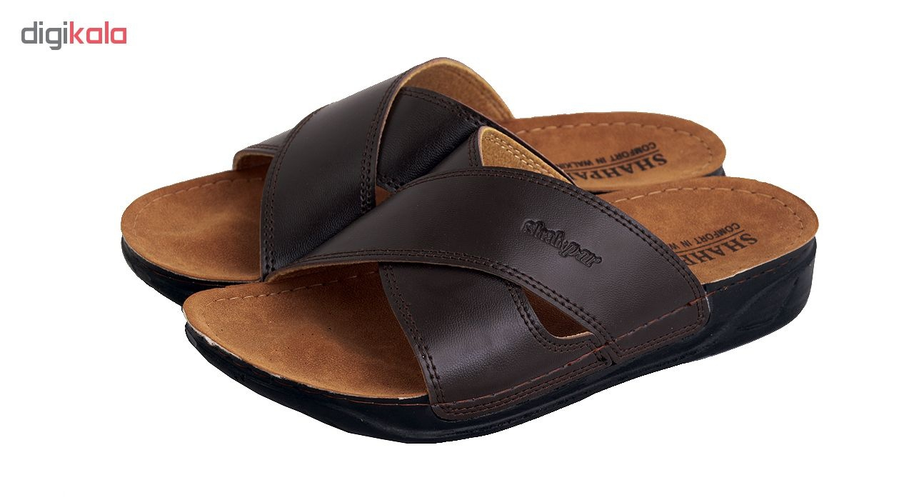 صندل مردانه شهپر مدل 101 کد 07