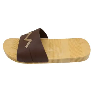 دمپایی مردانه نیکتا مدل K1 113D رنگ قهوه ای