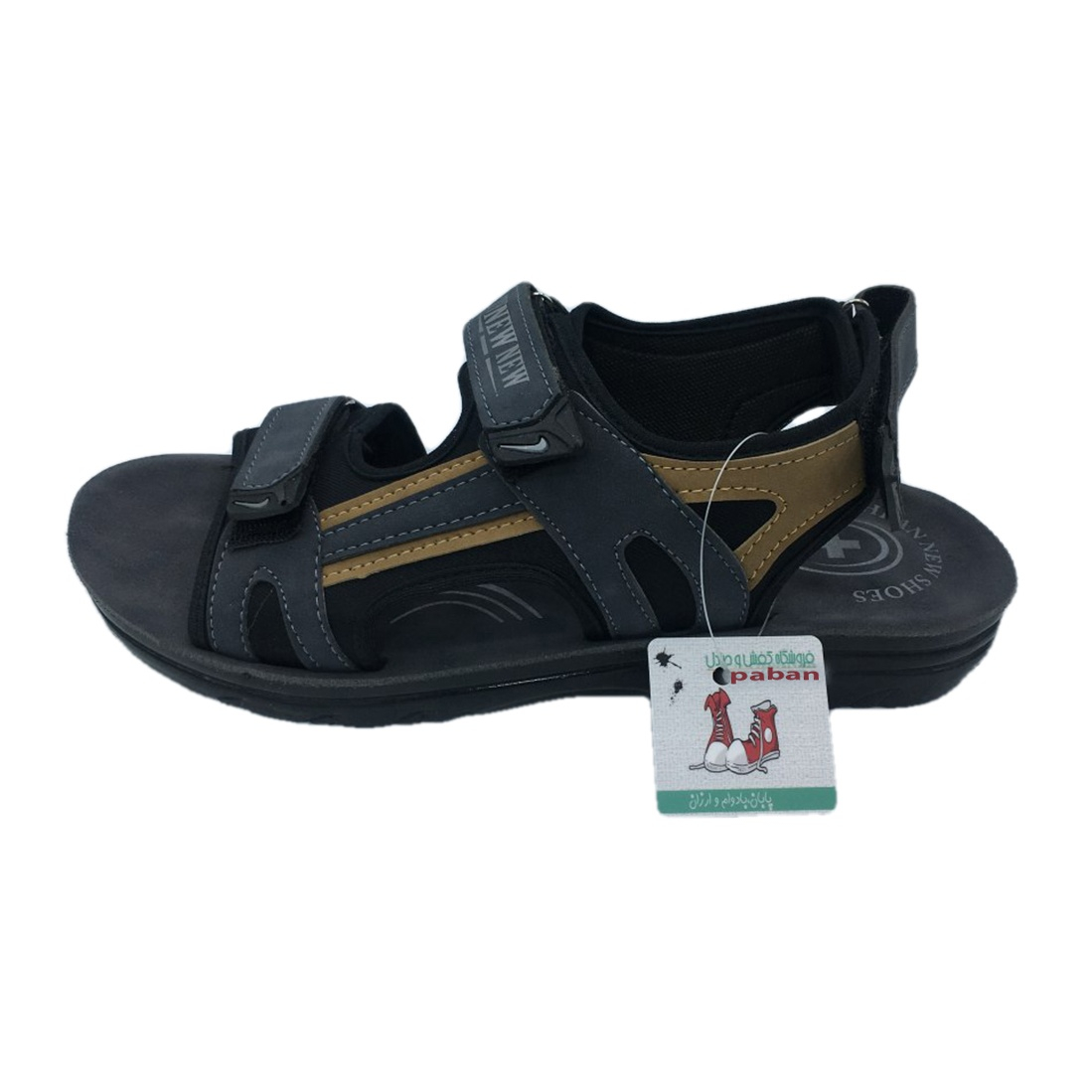 صندل مردانه پابان مدل T812 رنگ طوسی 