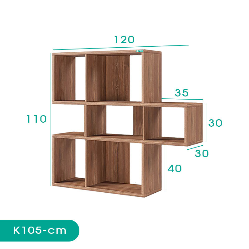 کتابخانه اسمردیس مدل K105 - MDF