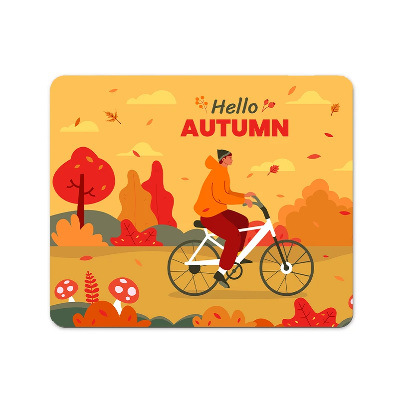 ماوس پد پاد آفرین مدل فانتزی فصل پاییز کد P098 سایز 19*24 سانتی متر