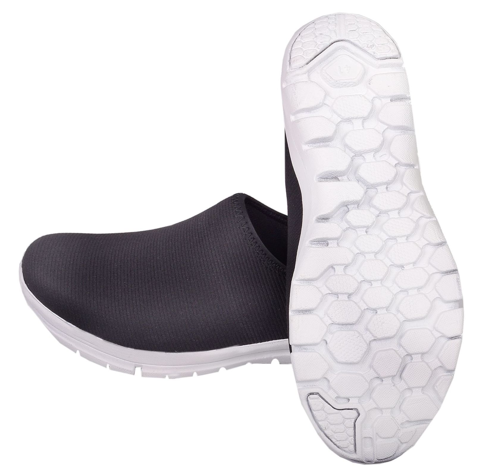 کفش مخصوص پیاده روی مردانه مدل آلفا کد 1371 رنگ مشکی سفید