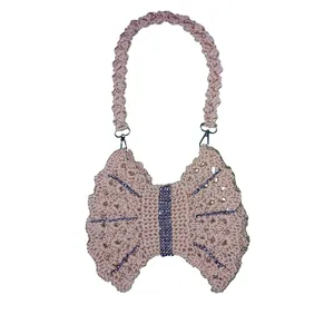 کیف دستی دخترانه مدل پروانه کد 01