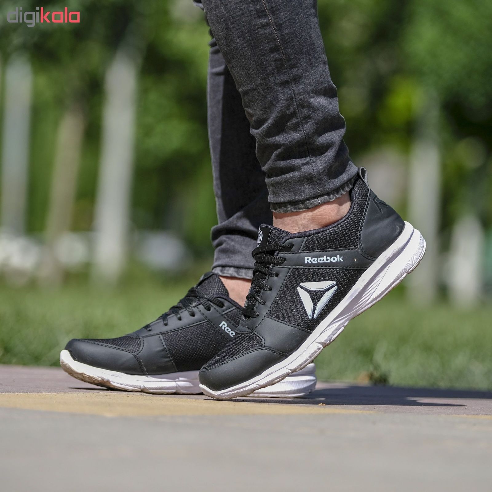 کفش مخصوص پیاده روی مردانه مدل r.b.k_pama رنگ مشکی