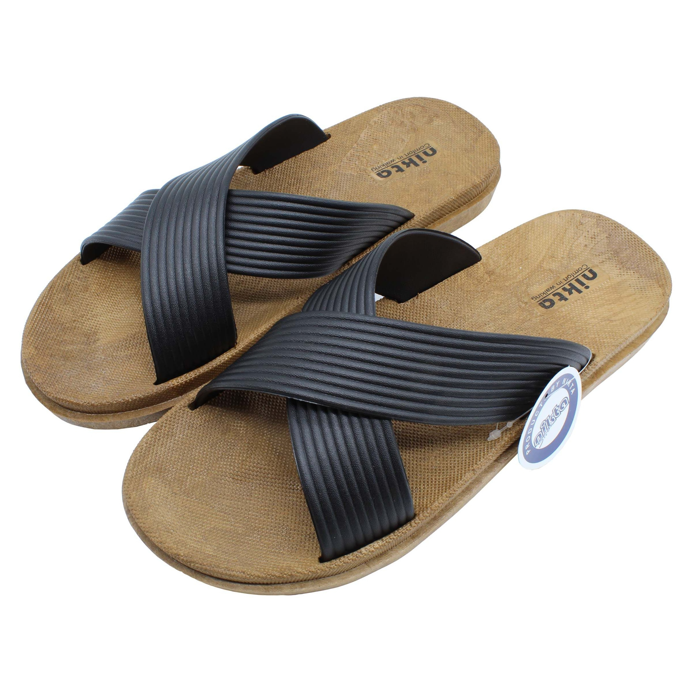 دمپایی مردانه نیکتا مدل K1-115-Nes-BK