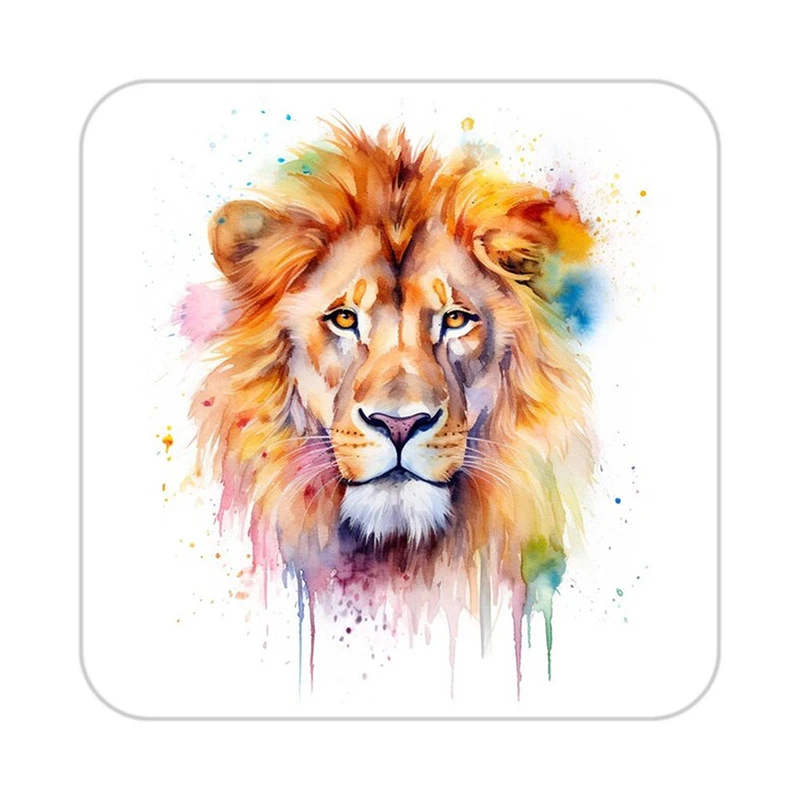 زیر لیوانی کاکتی طرح شیر مدل mp23936