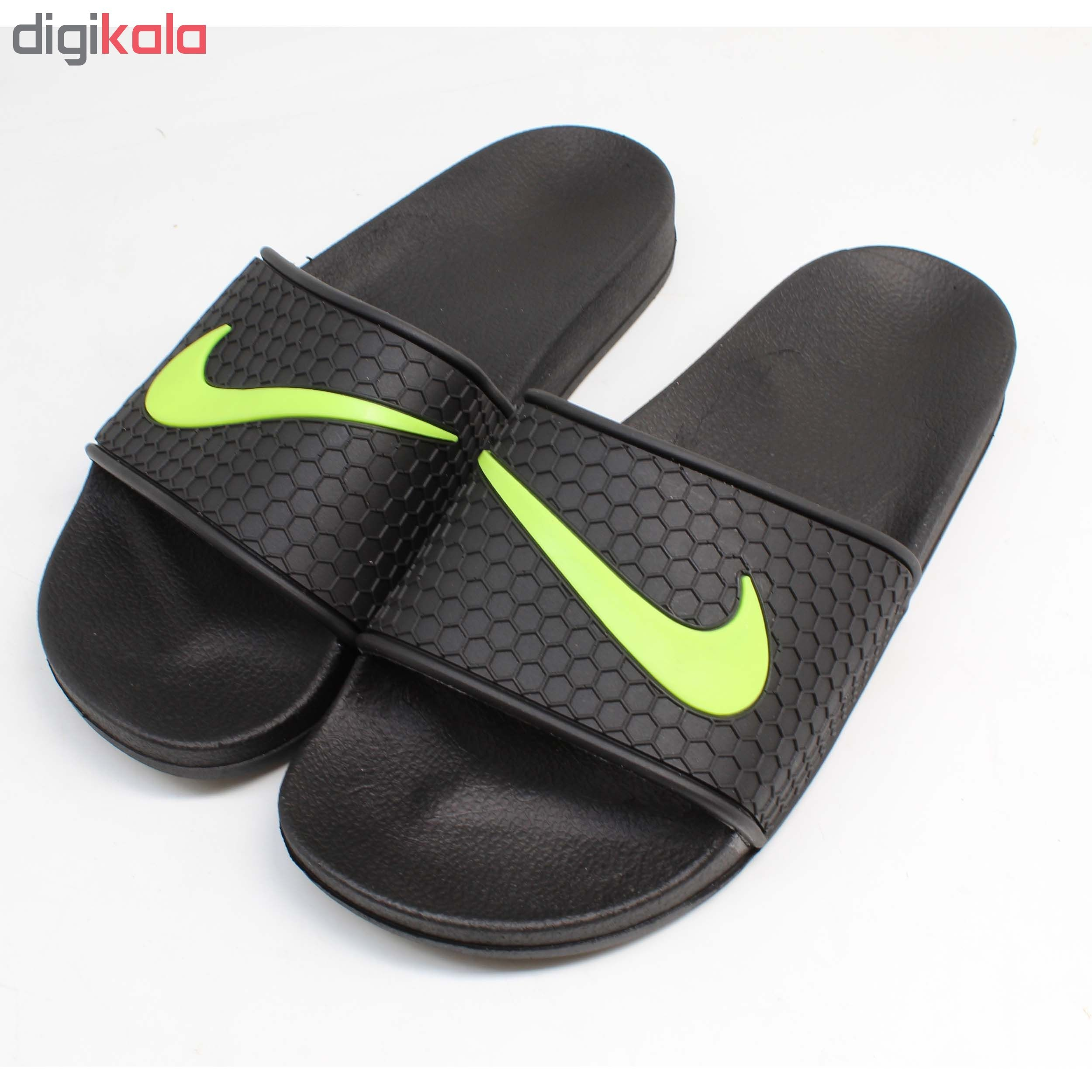 دمپایی مردانه نیکتا مدل K1-118-1-BKGN