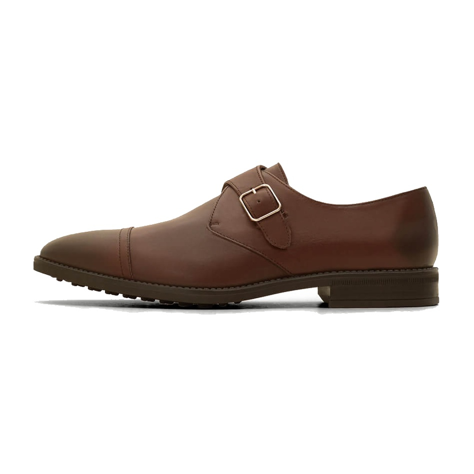 کفش مردانه مانگو مدل Leather monk-strap