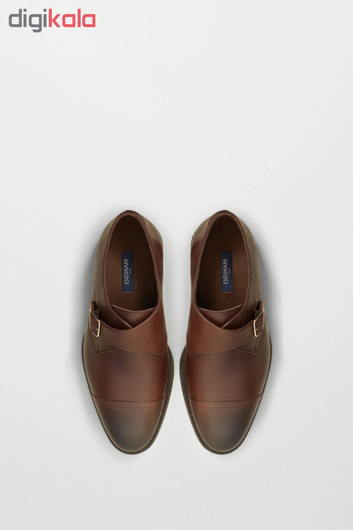 کفش مردانه  مدل Leather monk-strap -  - 3