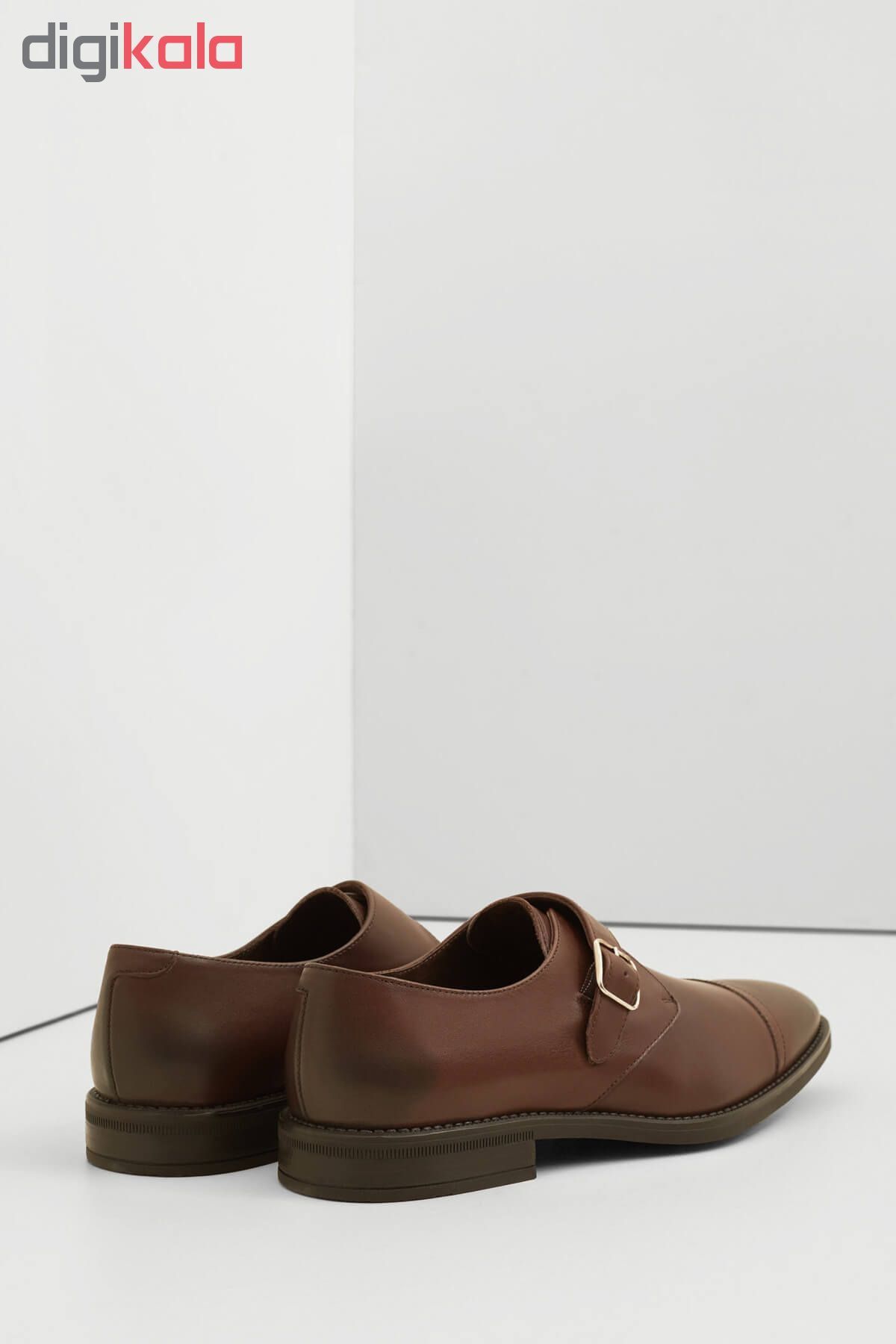 کفش مردانه  مدل Leather monk-strap -  - 4