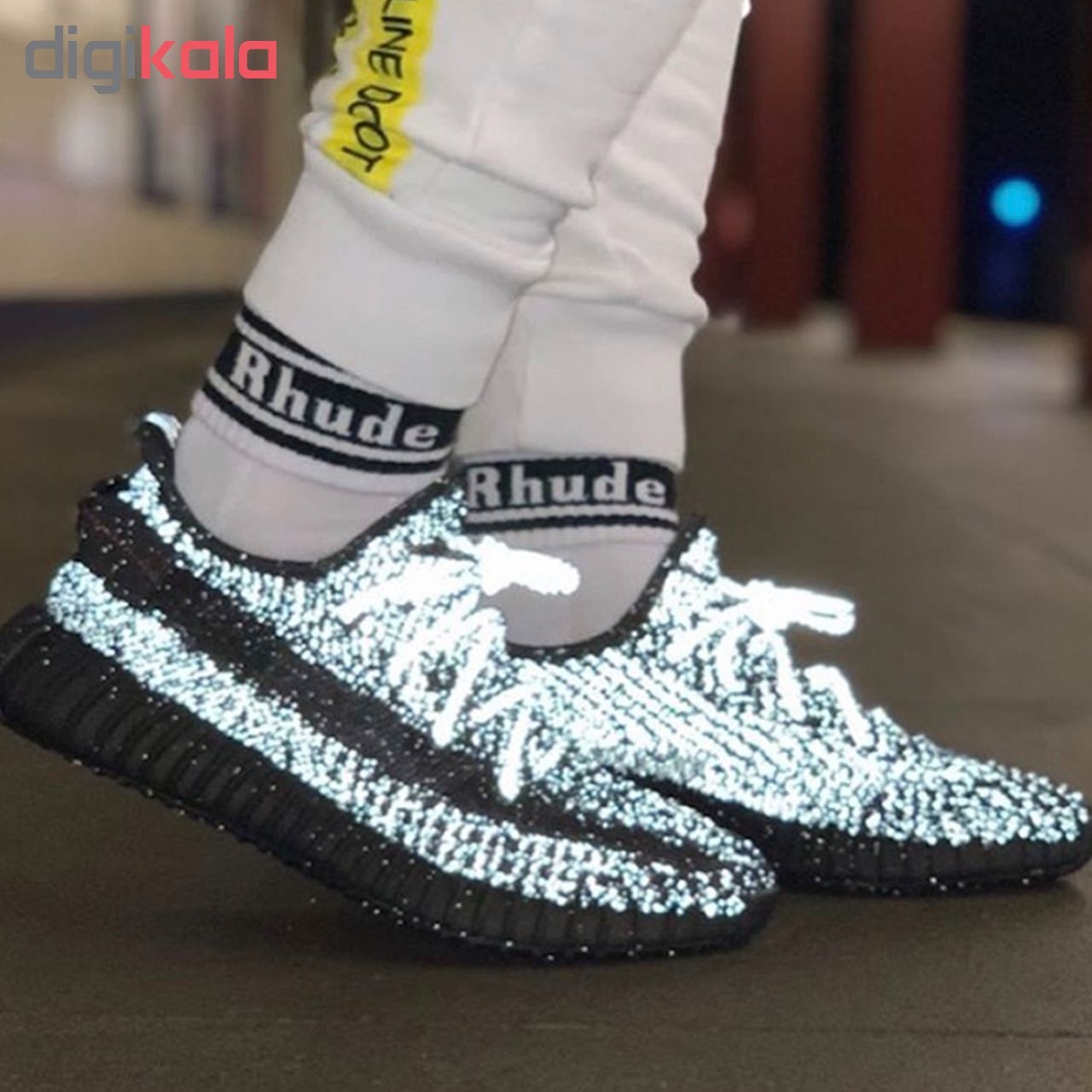 کفش مخصوص دویدن مردانه آدیداس مدل YEEZY 350 کد 876-098