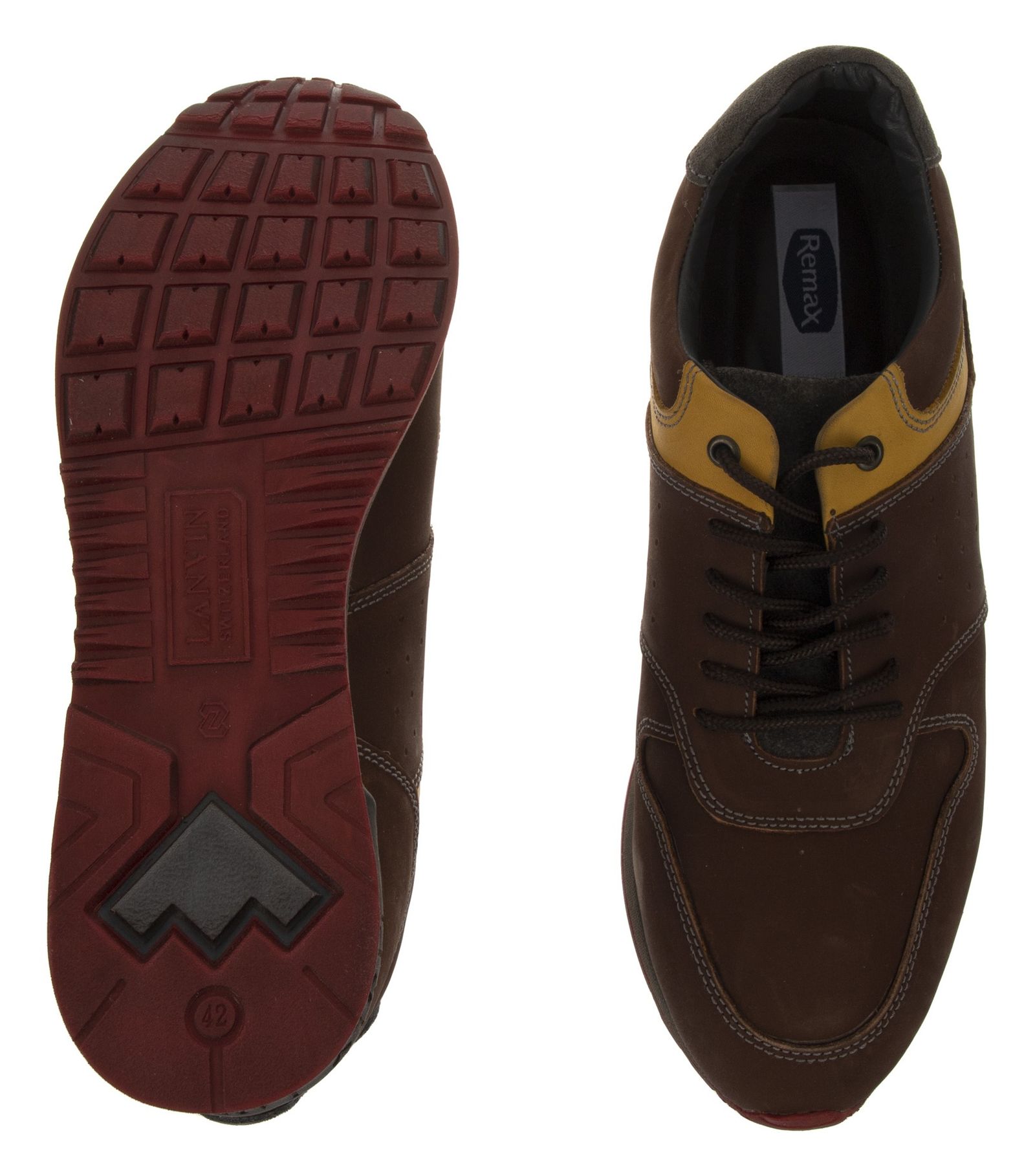 کفش روزمره مردانه ریمکس مدل 7233A503-104 - قهوه ای - 8