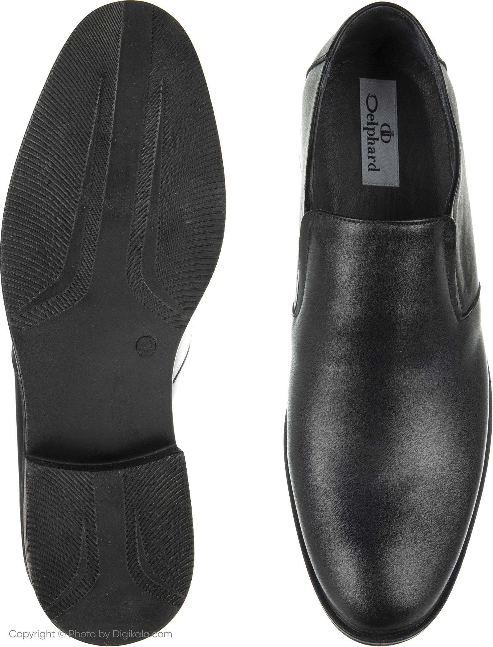 کفش مردانه دلفارد مدل 7161B503-101 - مشکی - 6