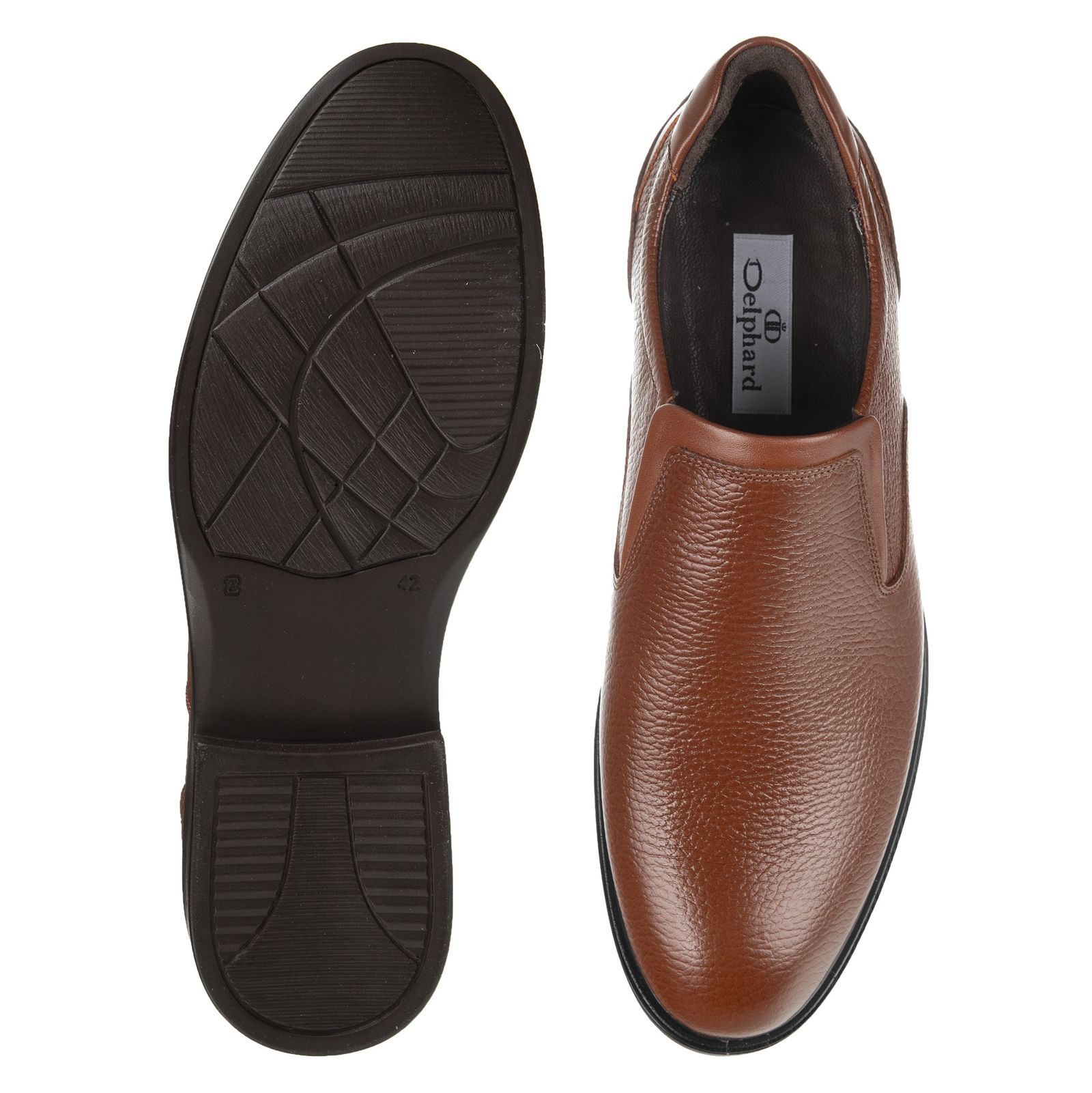 کفش مردانه دلفارد مدل 7048A503-136 - عسلی - 6