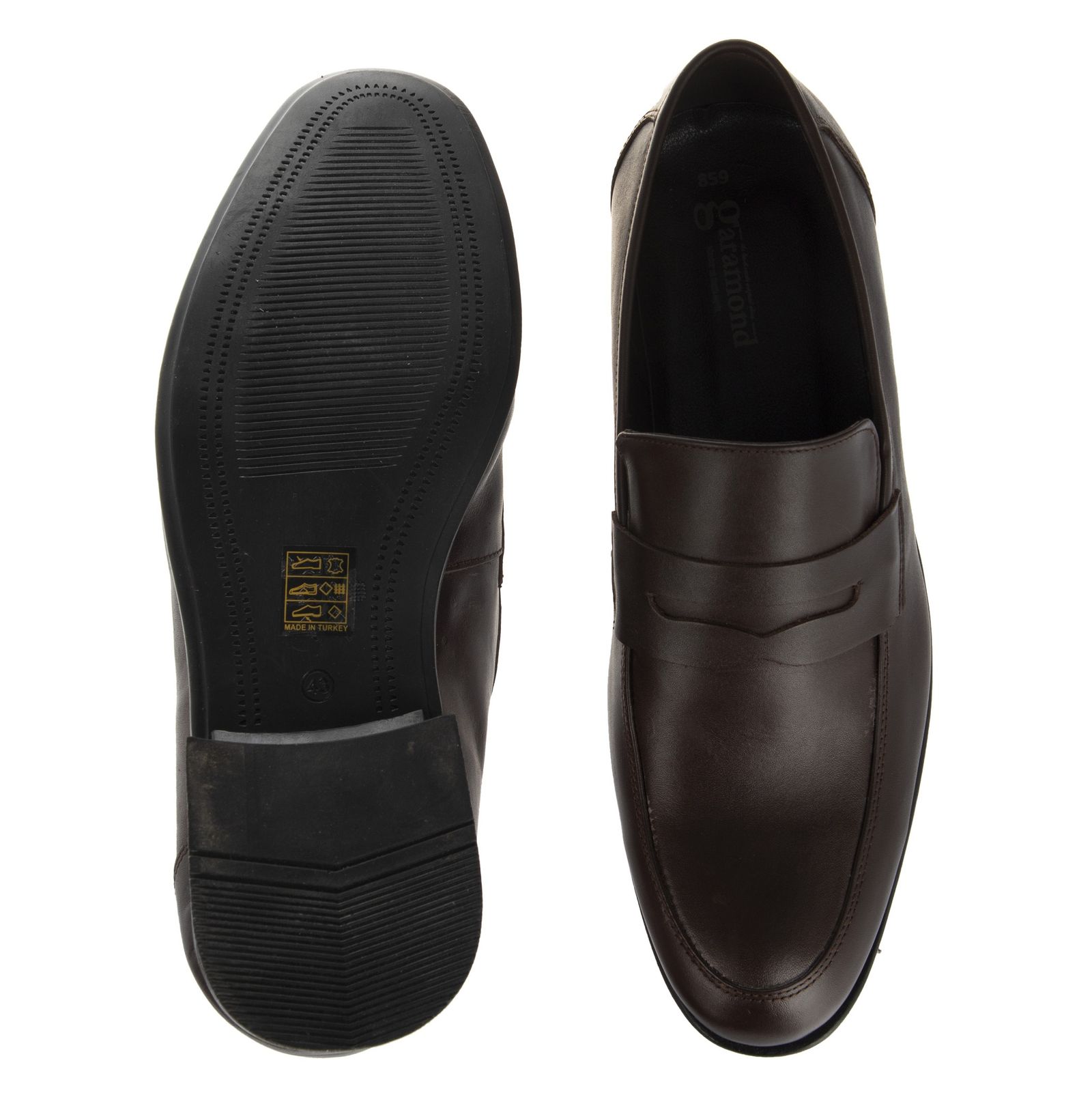 کفش مردانه گاراموند مدل 100255604-103 - قهوه ای - 3