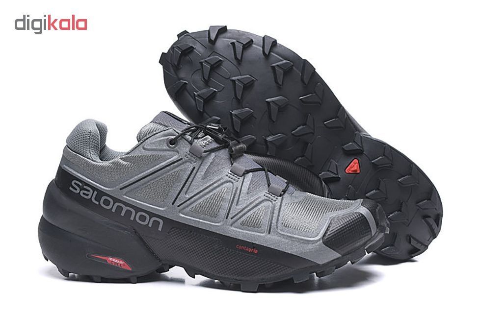 کفش مخصوص پیاده روی مردانه سالومون مدل Speedcross 5 grey