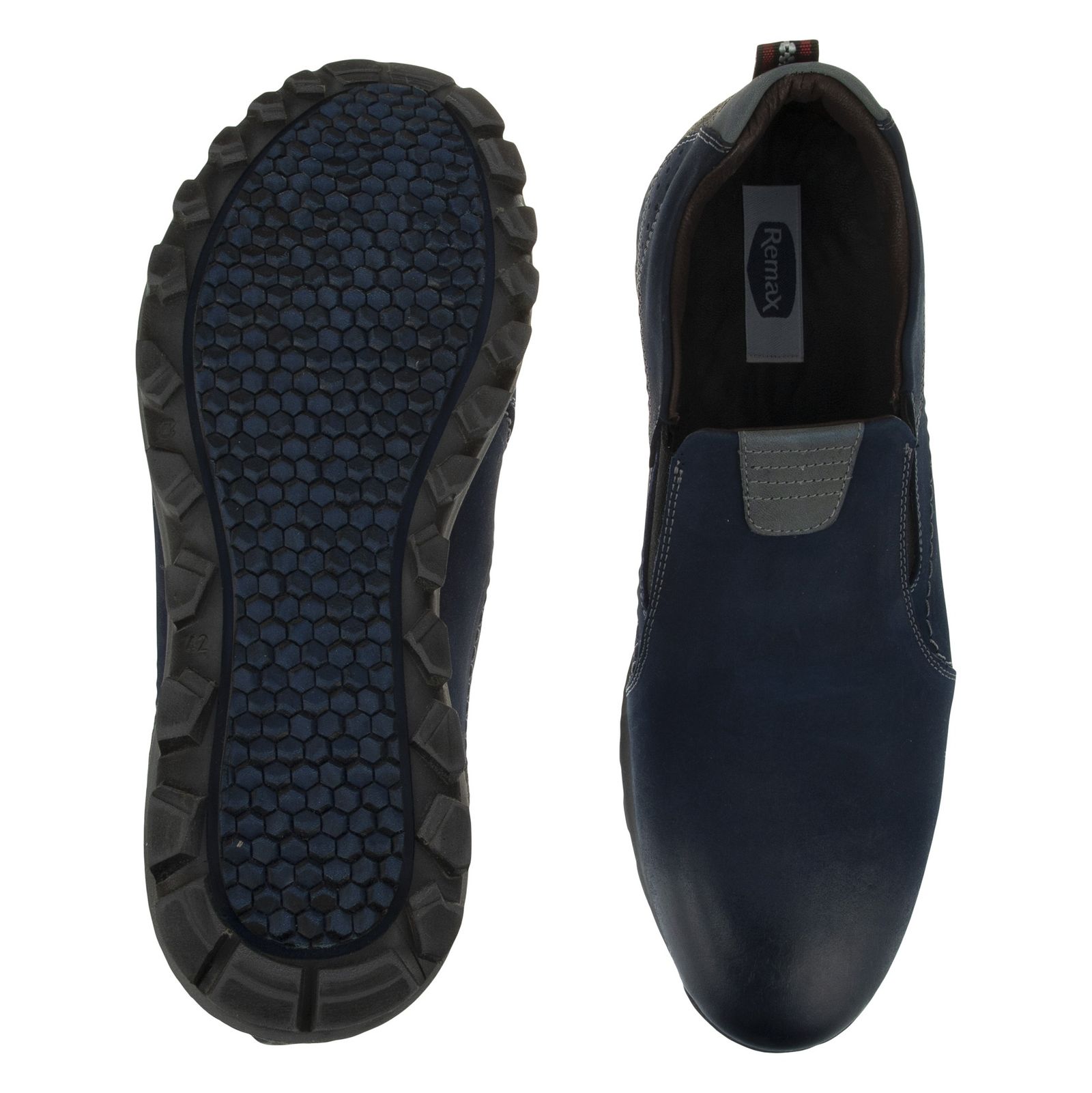کفش روزمره مردانه ریمکس مدل 7234B503-103 - سرمه ای - 6
