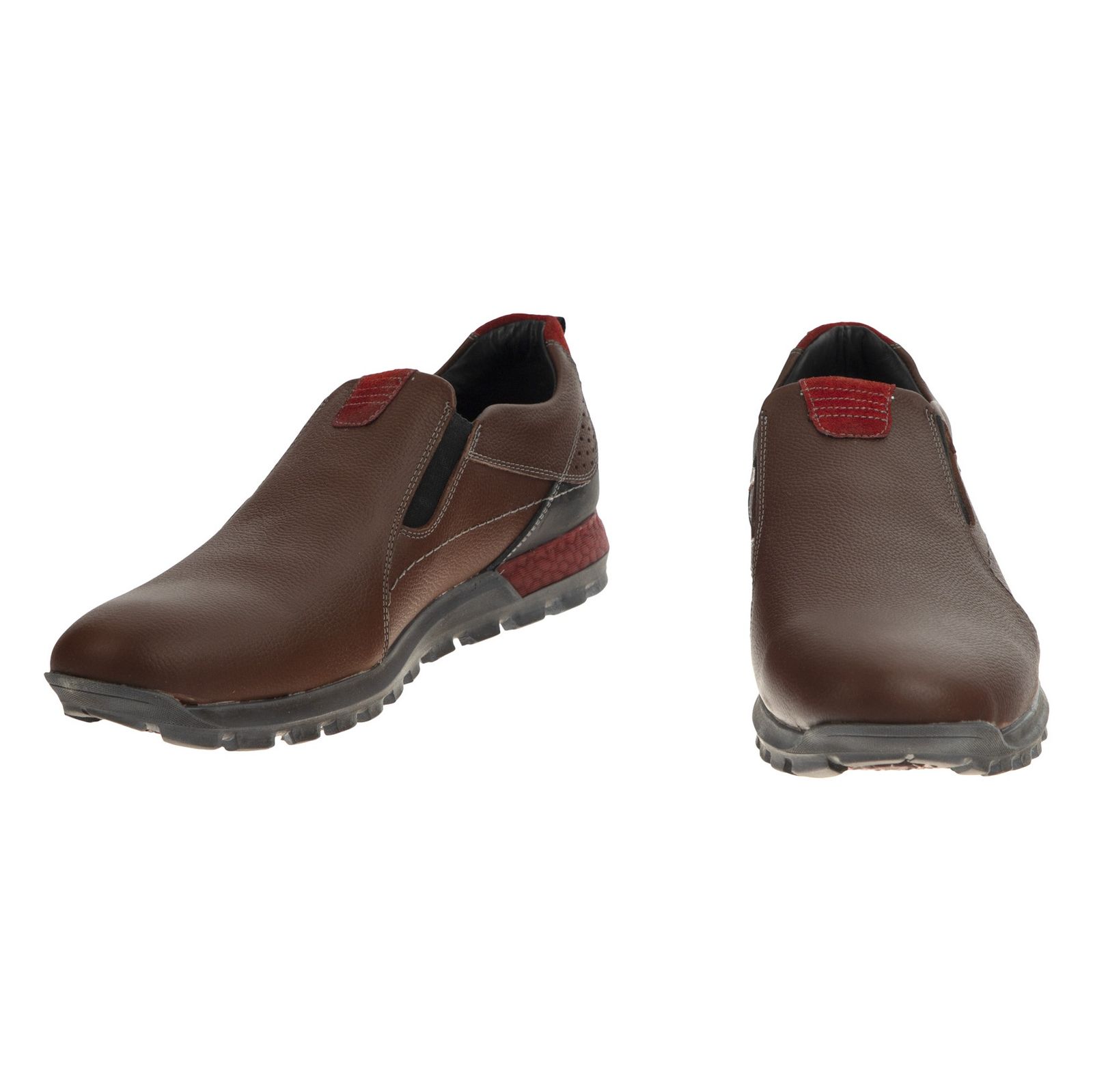 کفش روزمره مردانه ریمکس مدل 7234C503-104 - قهوه ای - 4