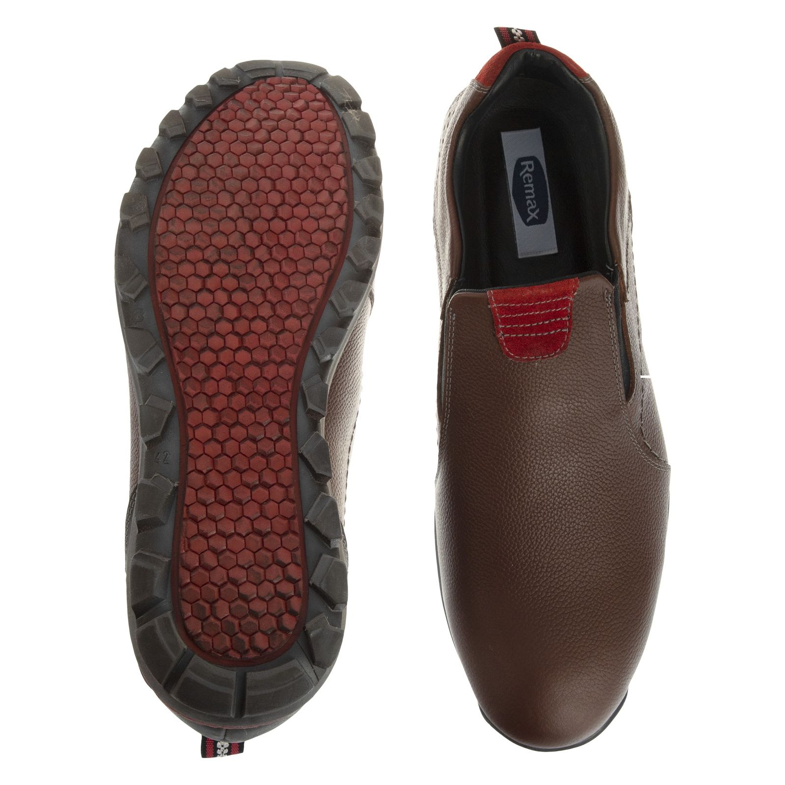 کفش روزمره مردانه ریمکس مدل 7234C503-104 - قهوه ای - 6